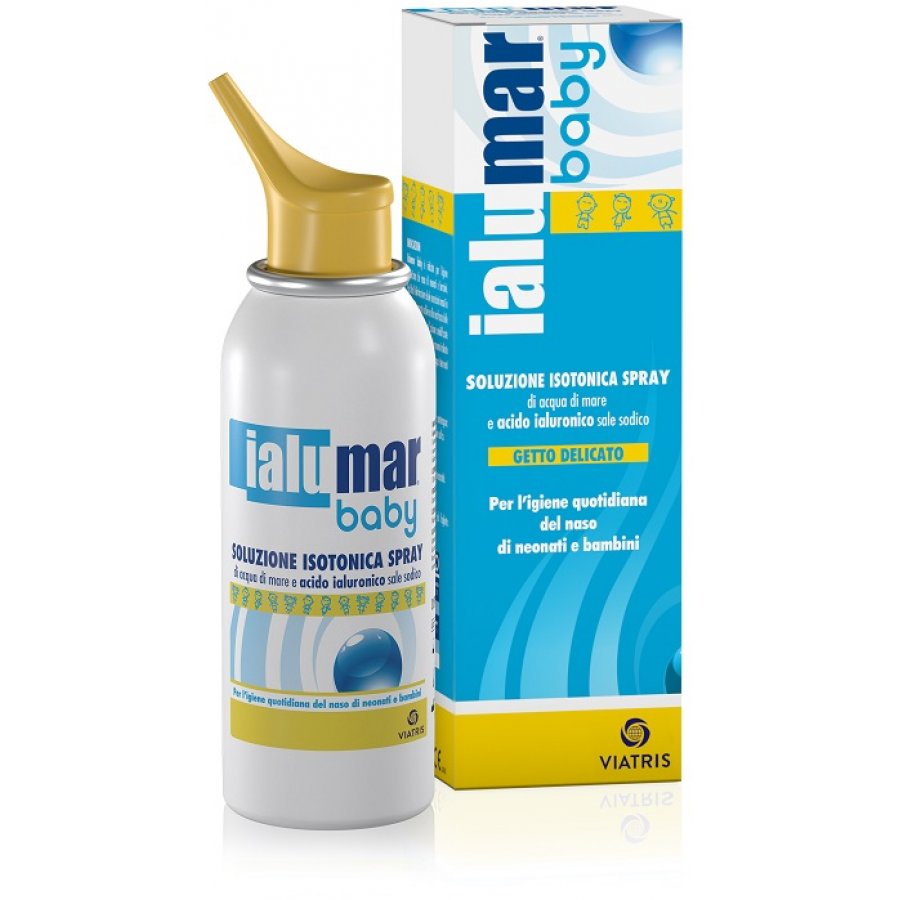 Ialumar Baby Soluzione Isotonica Spray 100ml - Soluzione Fisiologica per l'Igiene Nasale del Tuo Bambino