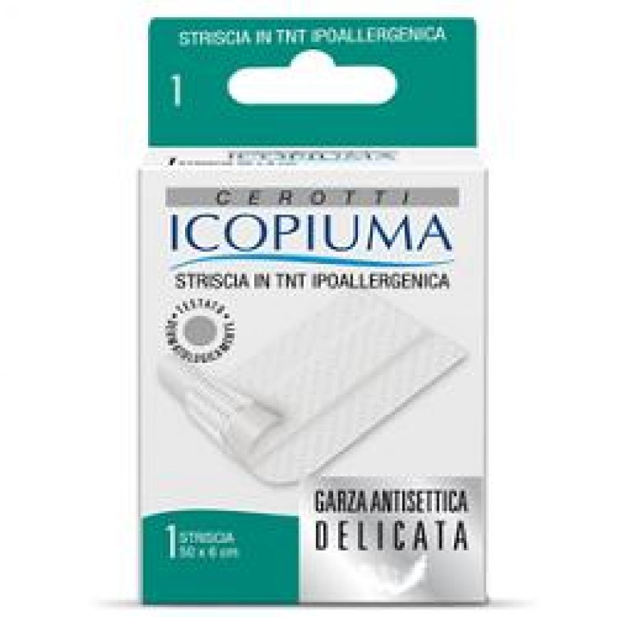 Icopiuma Cerotto Strisce TNT 6x50cm - Dispositivo Medico CE 0373