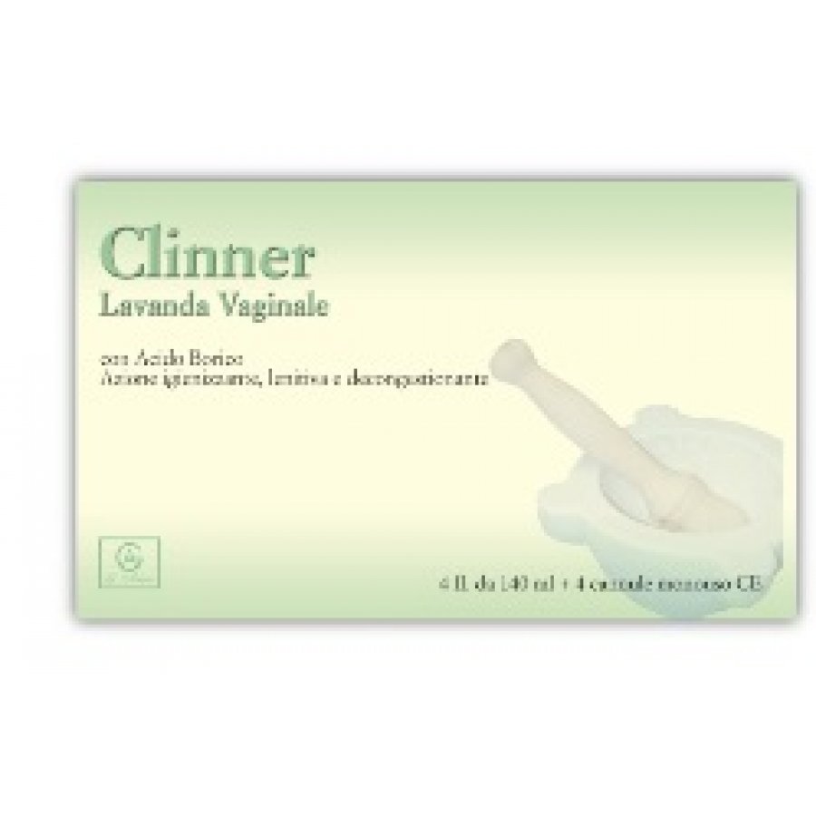 CLINNER Lavanda Vaginale 4 flaconcini 140ml