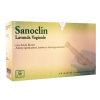 Sanoclin Lavanda Vaginale, 4 Flaconi da 140 ml
