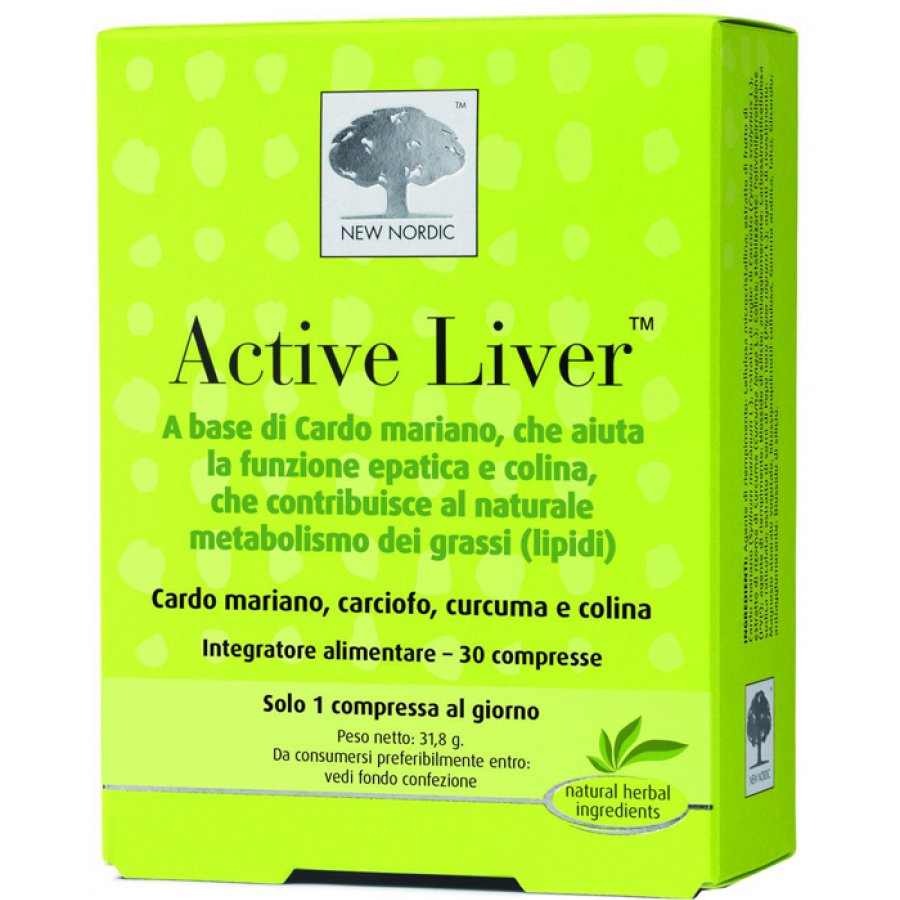 Active Liver - Integratore Alimentare per la Funzione Epatica 30 Compresse, Marca XYZ