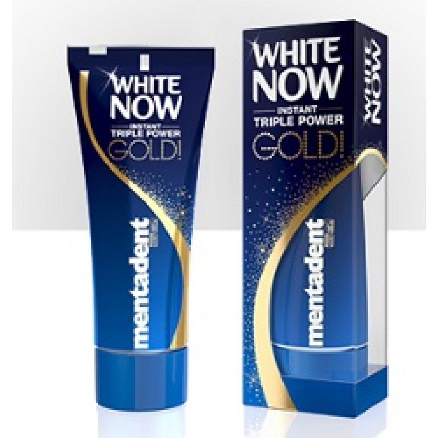 MENTADENT Dentif.White Now 3 Power Gold