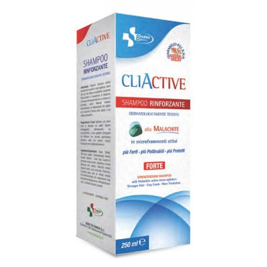 CliActive Shampoo Rinforzante Forte alla Malachite 250 ml