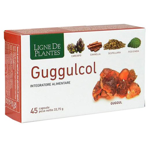 Guggulcol - Integratore Per La Funzione Epatica 45 Capsule - Metabolismo Lipidico e Digestione Ottimale