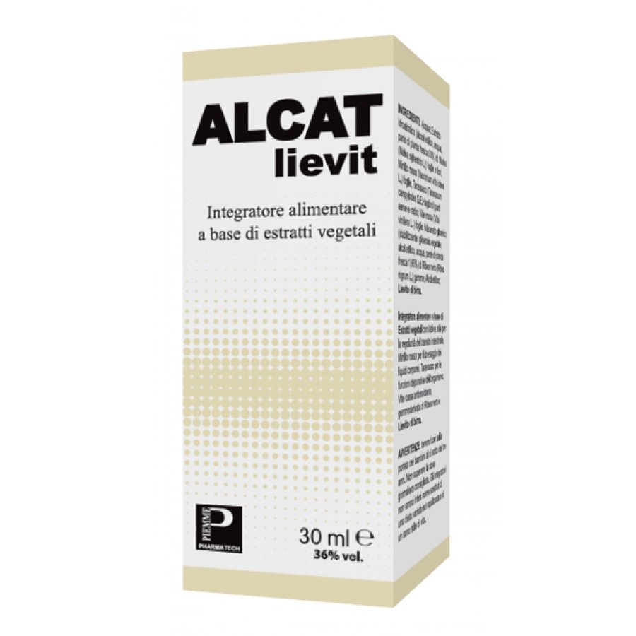 Alcat Lievit Gocce 30ml - Integratore per Intolleranza ai Lieviti - Desensibilizzazione Progressiva