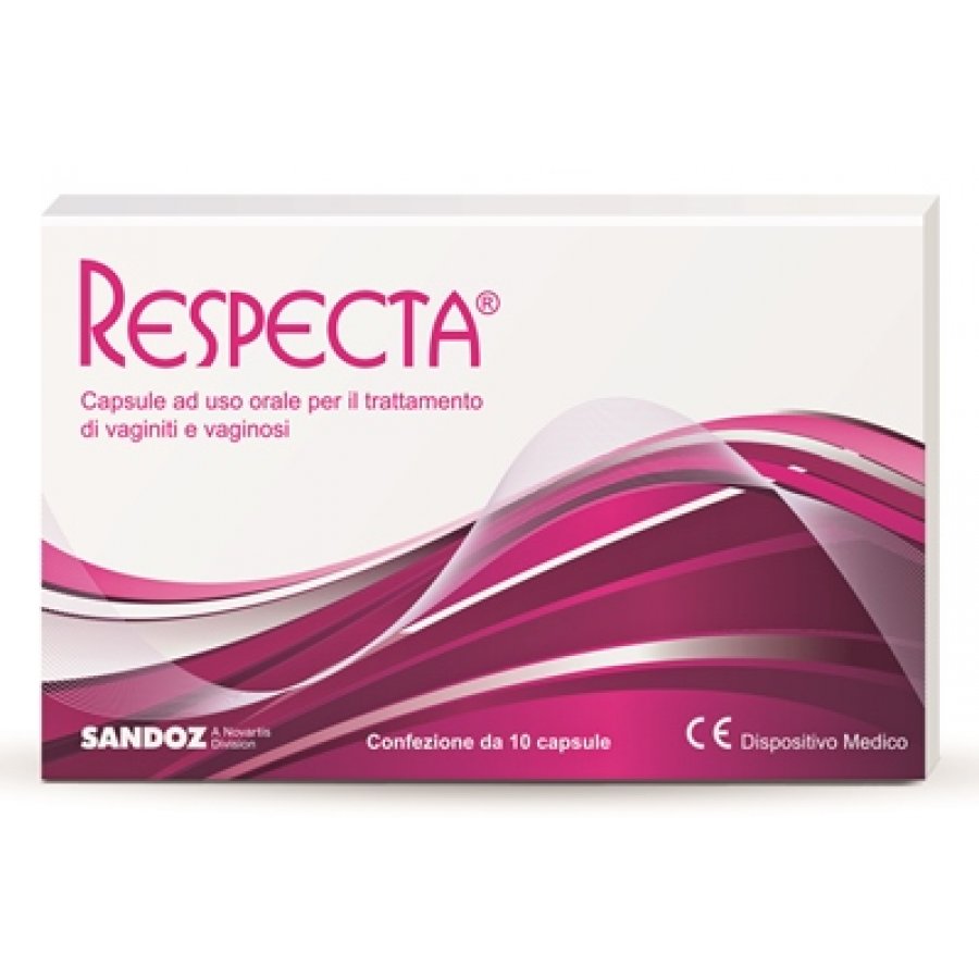 Respecta Capsule - Trattamento Vaginiti e Vaginosi - 10 Capsule - Equilibrio Flora Batterica