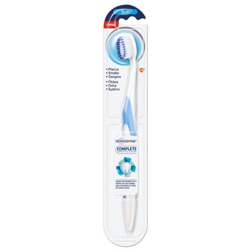 Sensodyne - Spazzolino Complete Protection 1 Pezzo - Protezione completa per denti sensibili e gengive sensibili