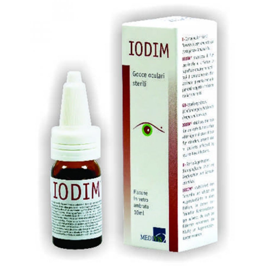 Iodim Gocce Oculari 10ml - Collirio per l'Idratazione e il Benessere degli Occhi