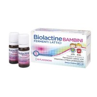 Biolactine Integratore Alimentare di Fermenti Lattici Bambini 10 x 8 ml