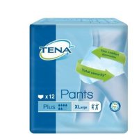 Tena Pants Plus Taglia XL New 12 Pezzi - Mutande Assorbenti per Incontinenza con Sistema ConfioFit