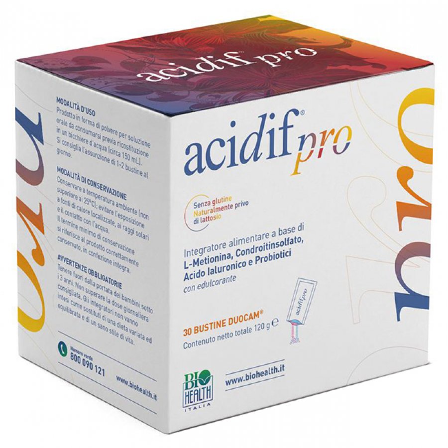 Acidif Pro 30 Buste - Integratore per il Benessere Gastrico Acidif