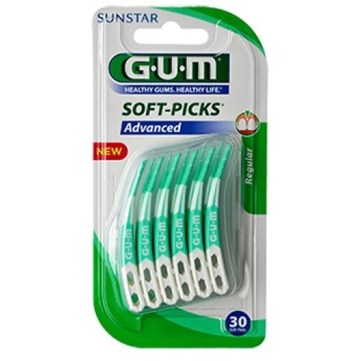 Gum Soft-Picks Advance Scovolino Small 30 Pezzi - Pulizia Introdentale Avanzata e Confortevole
