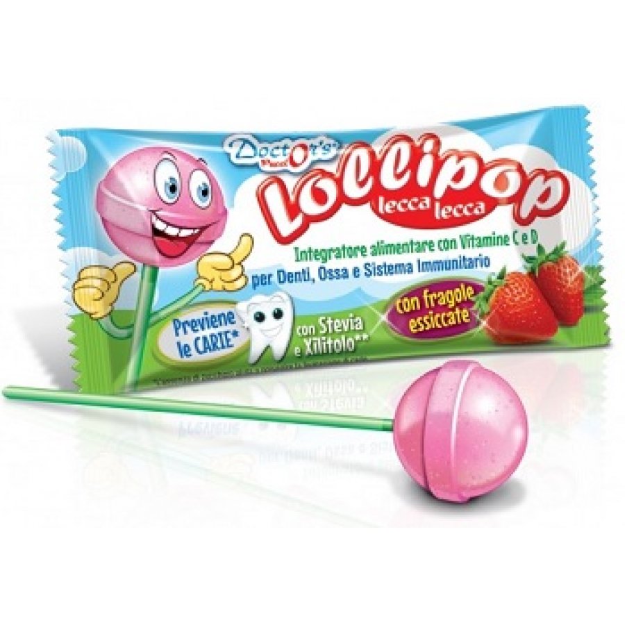 Lollipop Doctor's Pucci - Integratore alimentare vitamine C e D per denti 6g