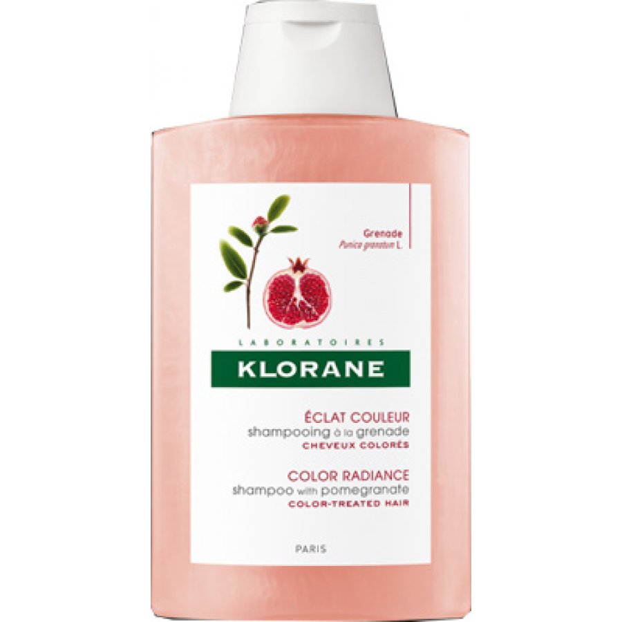 Klorane - Shampoo Melograno 400ml per Capelli Colorati e Protetti