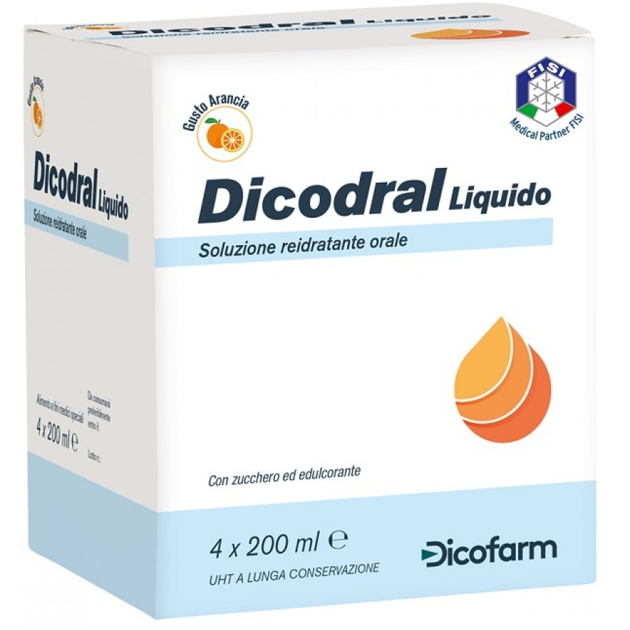Dicofarm - Dicodral Liquido 4 x 200 ml