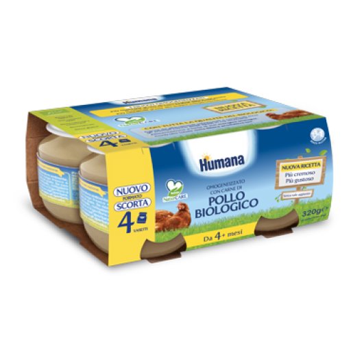 Humana Omogeneizzato Pollo Bio 4x80g