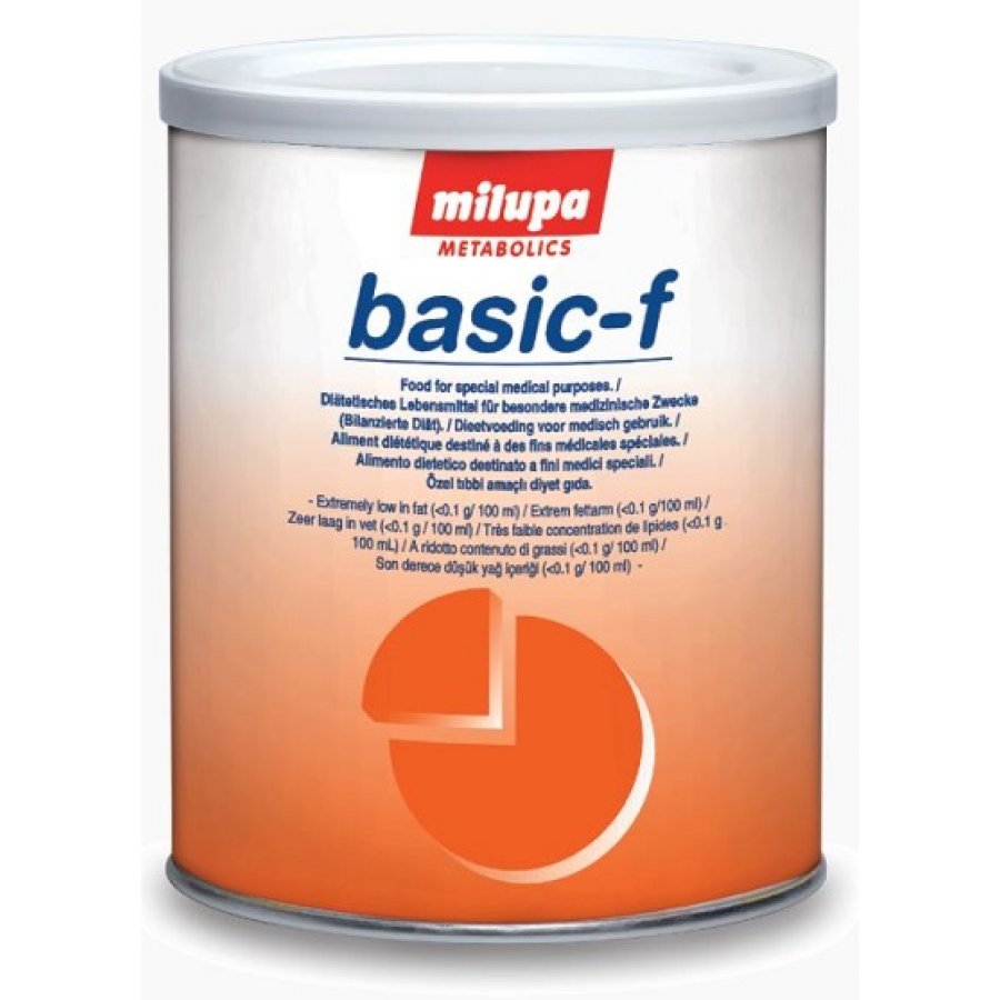 Basic-F Alimento Speciale Milupa Metabolics 300g - Alimentazione a Basso Contenuto di Grassi