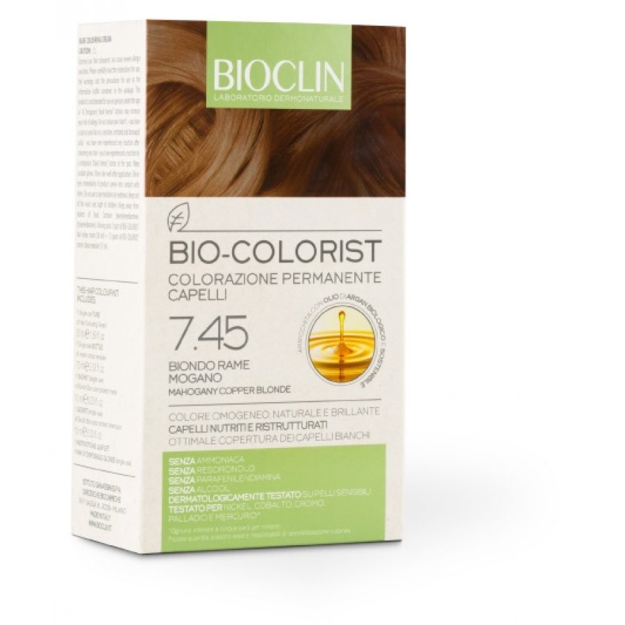 Bioclin - Bio Colorist Colorazione Permanente 7.45 Biondo Rame Mogano