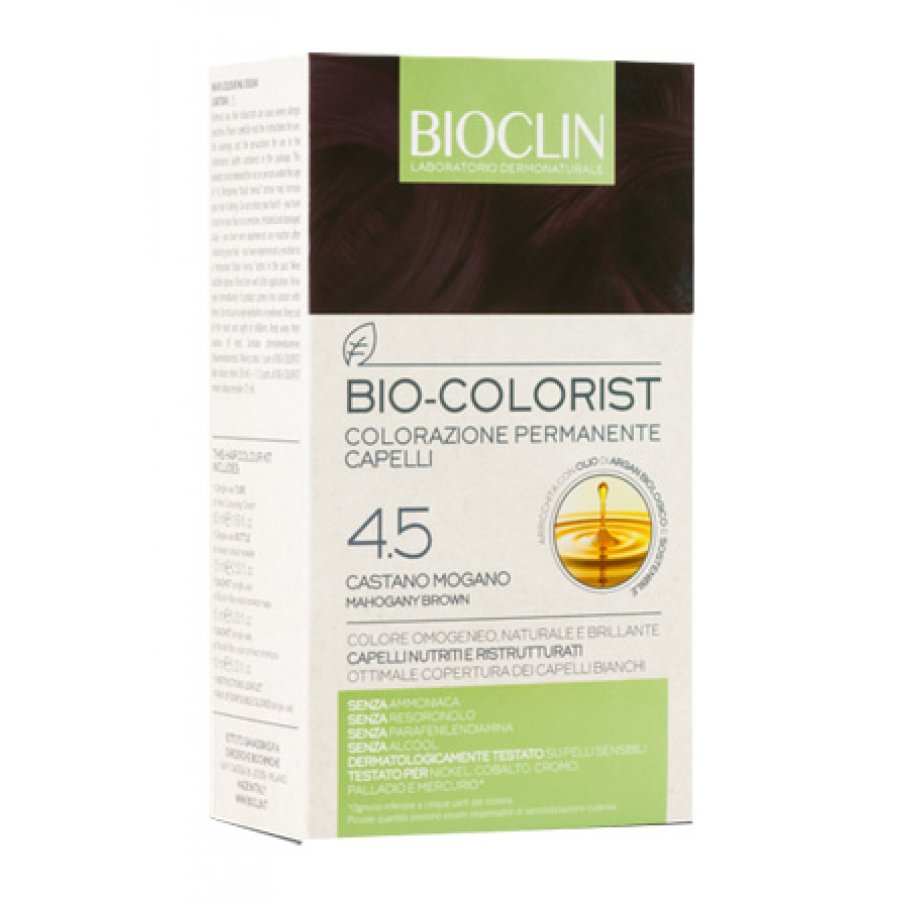 Bioclin - Bio Colorist Colorazione Permanente 4.5 Castano Mogano