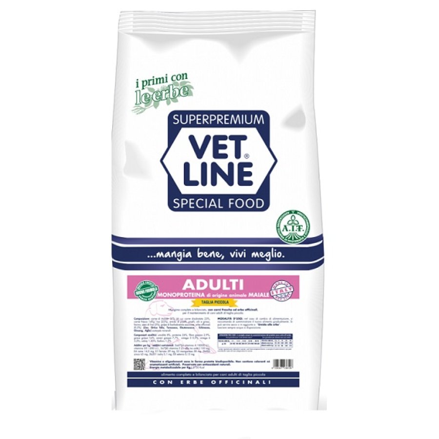 OLISTIKA VET LINE CANE MINI ADULT MONOPROTEICO MAIALE 1KG