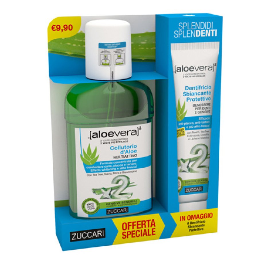 ALOEVERA2 COLLUTOR 250ML+DENTIF OFF
