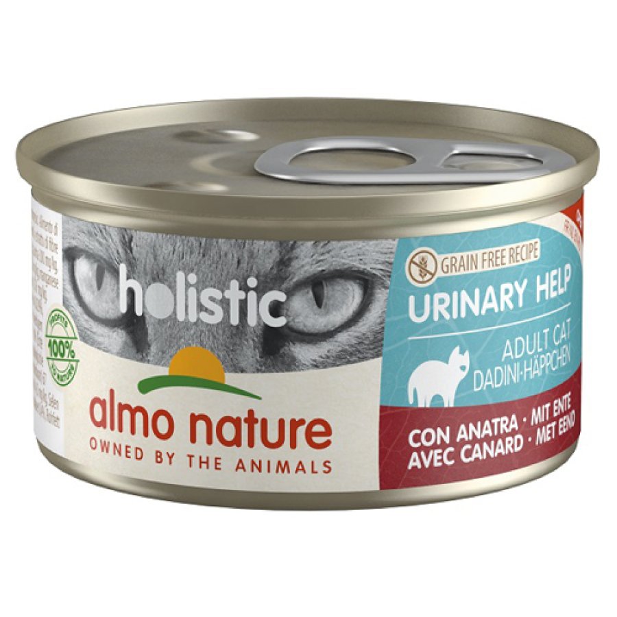 ALMO NATURE GATTO HOLISTIC GRAIN FREE URINARY ADULT ANATRA 85GR (lattina)