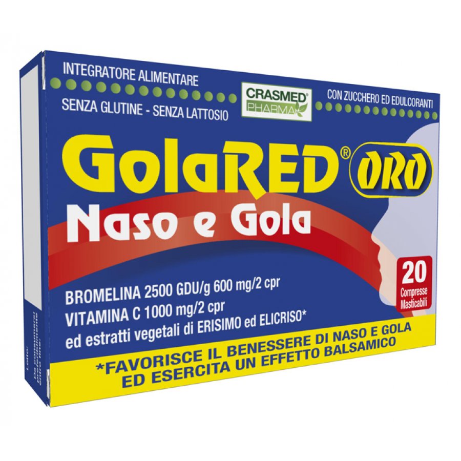 GOLARED Oro Naso & Gola 20Cpr