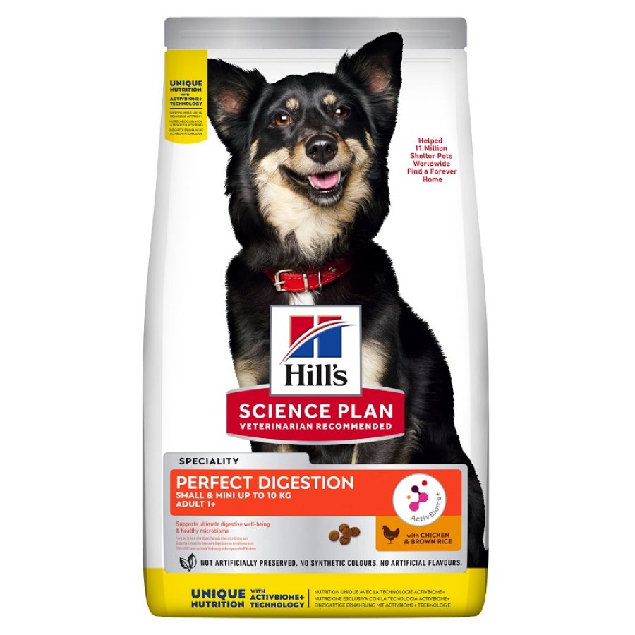 HILL'S CANE SCIENCE SPECIALITY PERFECT DIGESTION SMALL/MINI ADULT BIOME POLLO 1,5KG