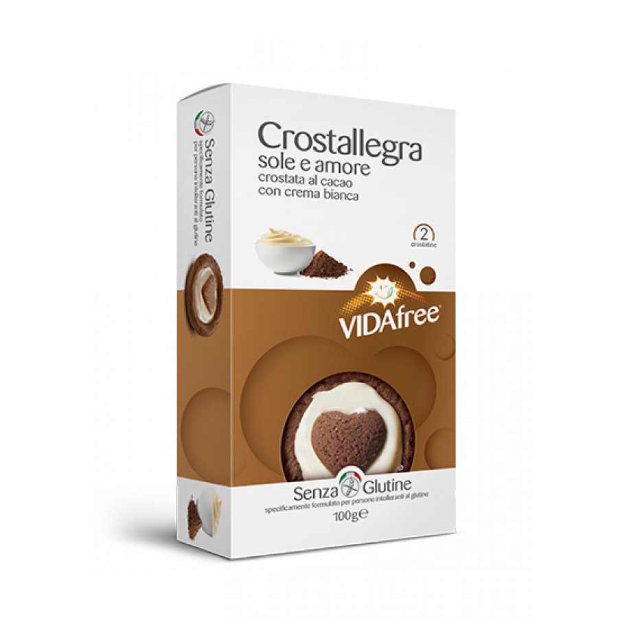 VIDAFREE Crostallegra Sole e Amore al Cacao 2x50g