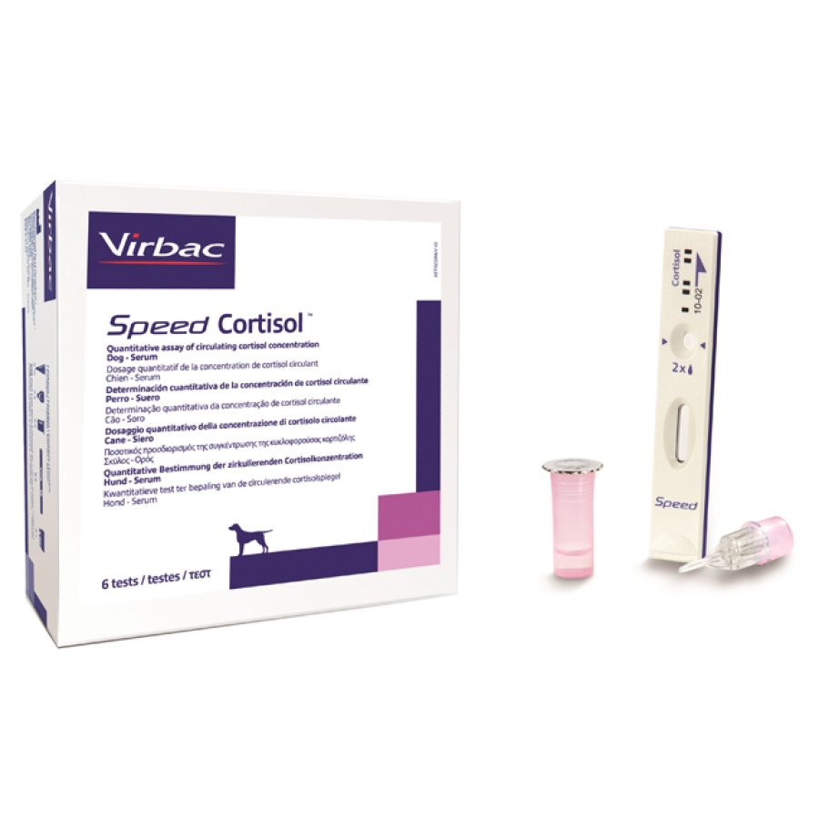 SPEED CORTISOL READER TEST SCATOLA 6PZ - VIRBAC