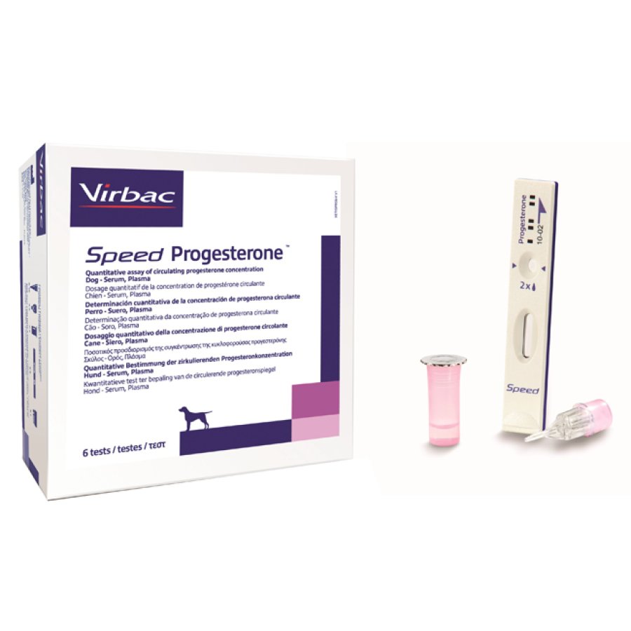 SPEED PROGESTERONE READER TEST SCATOLA 6PZ - VIRBAC
