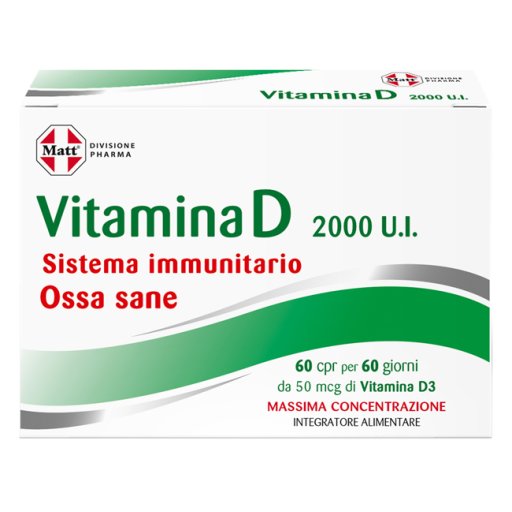 Matt Pharma, Vitamina D, 60 Compresse 