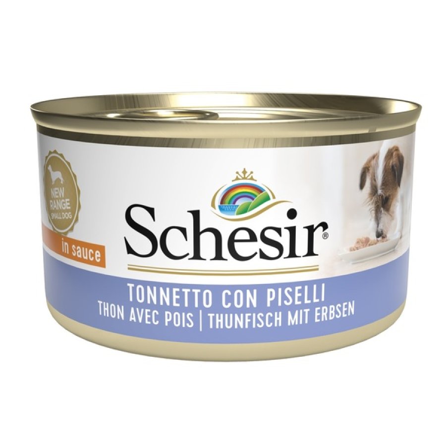 SCHESIR CANE SALSA TONNETTO PISELLI 85GR (lattina)