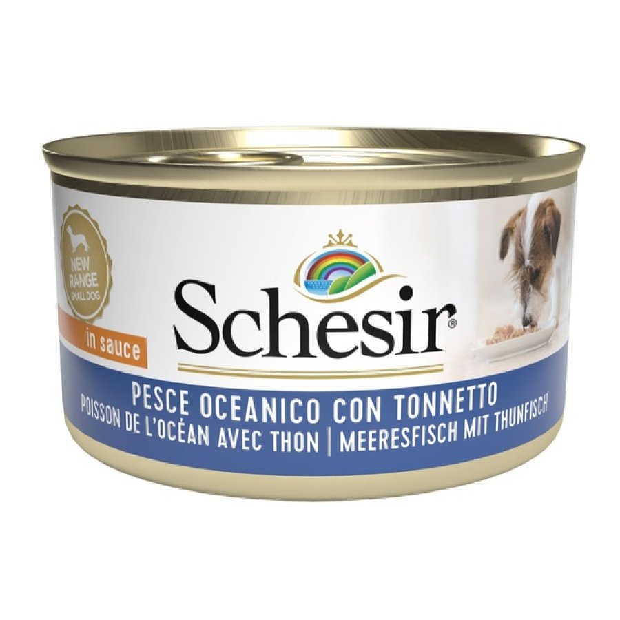 SCHESIR CANE SALSA PESCE OCEANICO TONNO 85GR (lattina)