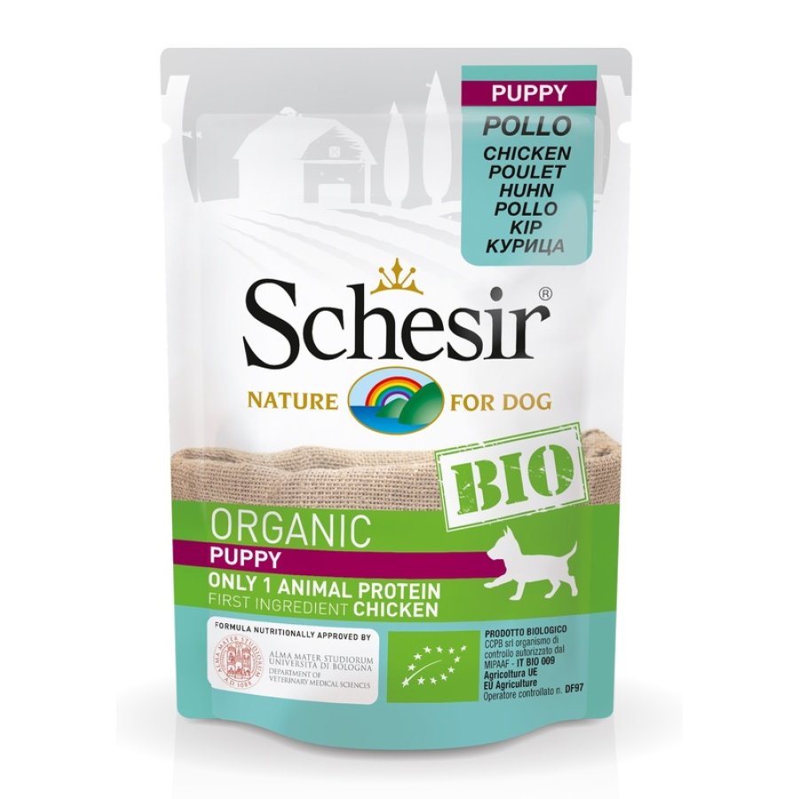 SCHESIR BIO CANE PUPPY POLLO 85GR (bustina)