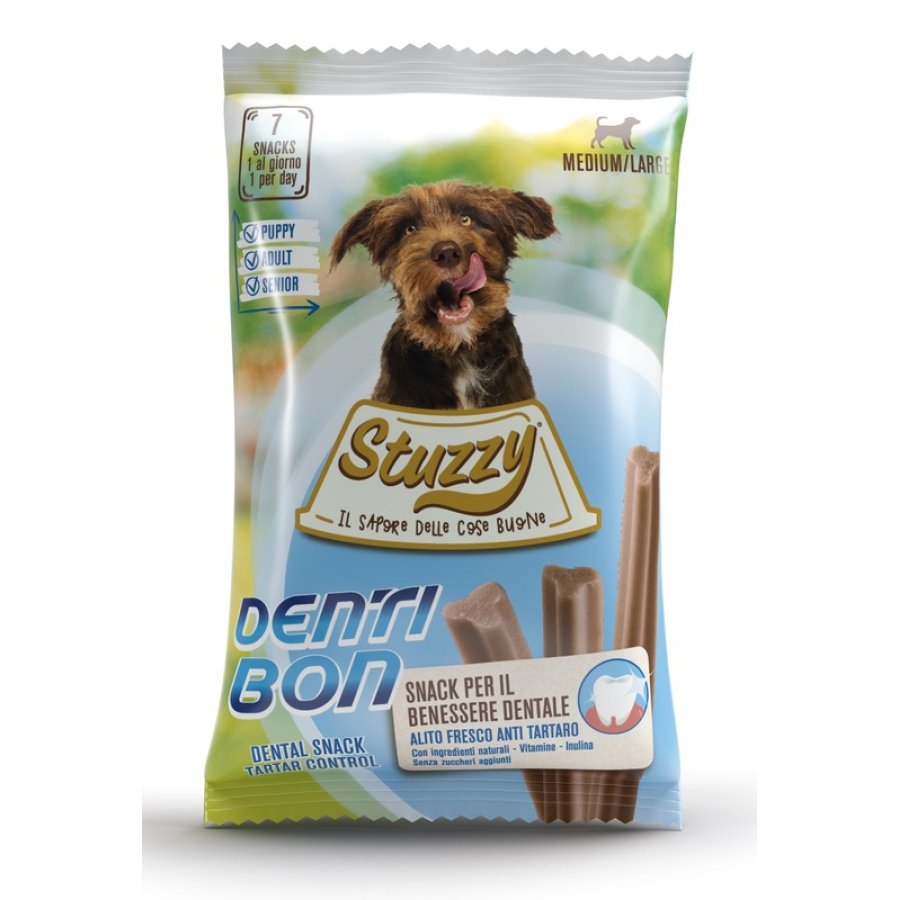 STUZZY CANE SNACK DENTIBON MEDIUM 7PZ 210GR