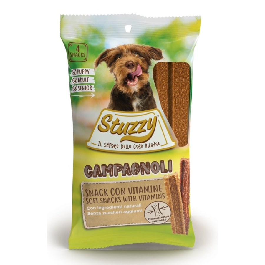 STUZZY CANE SNACK CAMPAGNOLI 4PZ 100GR
