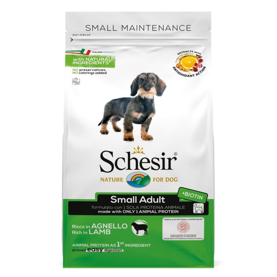SCHESIR CANE MANTENIMENTO SMALL ADULT AGNELLO 800GR