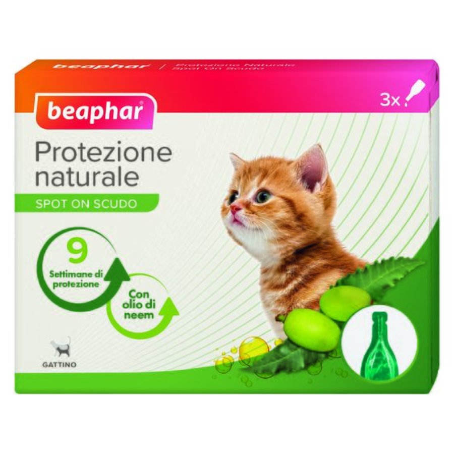 PROTEZIONE NATURALE GATTINO SPOT-ON 3PIP. 0,4ML - BEAPHAR