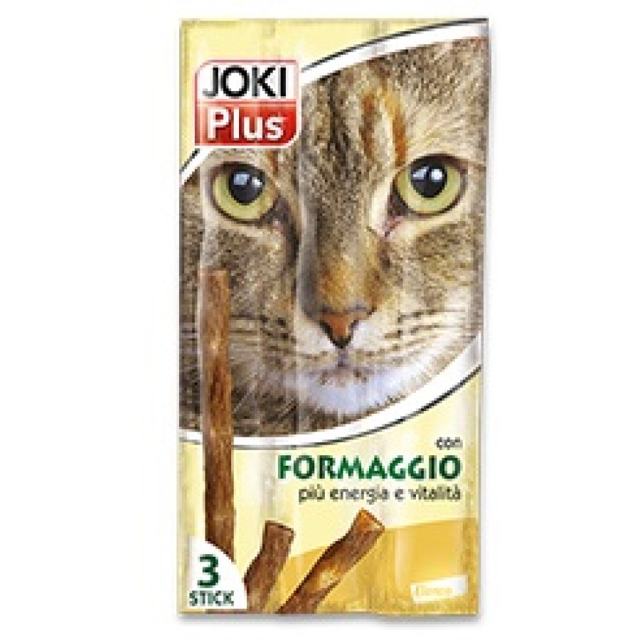 JOKI PLUS GATTO SNACK 3 STICKS FORMAGGIO 15GR