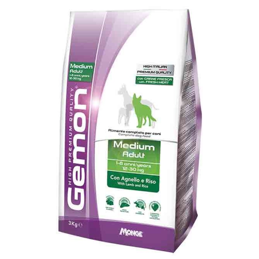 GEMON CANE MEDIUM ADULT AGNELLO 3KG GEMON CANE MEDIUM ADULT AGNELLO 3KG