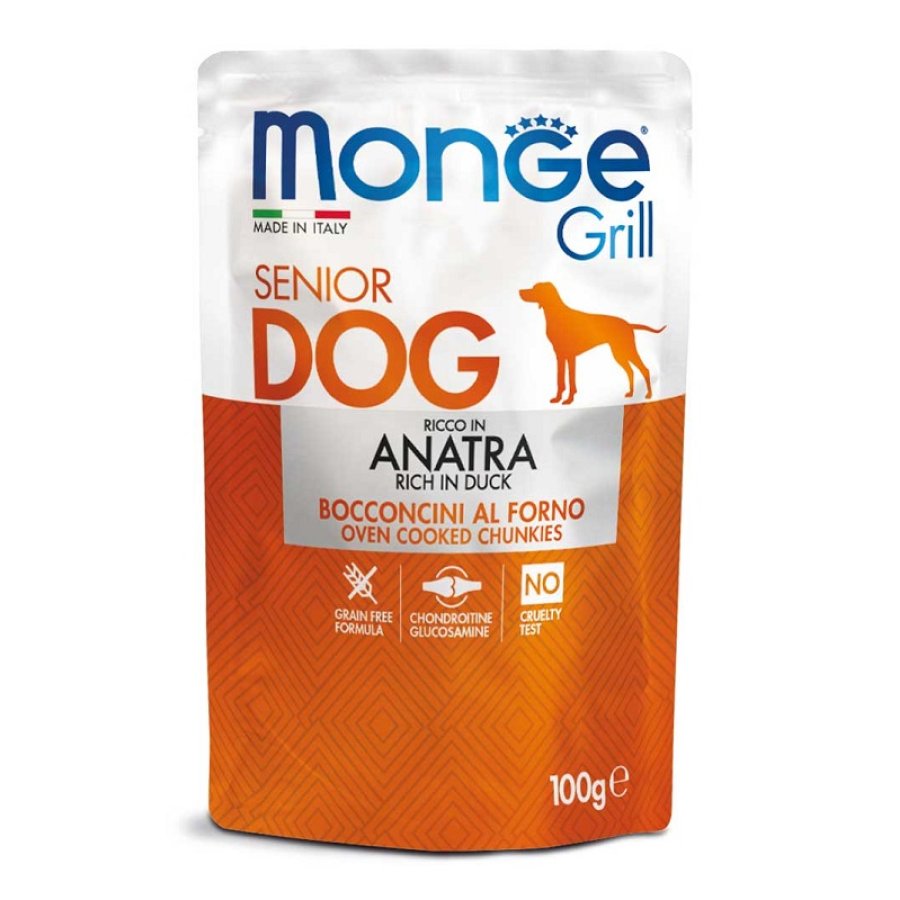 MONGE CANE GRILL SENIOR ANATRA 100GR (bustina)