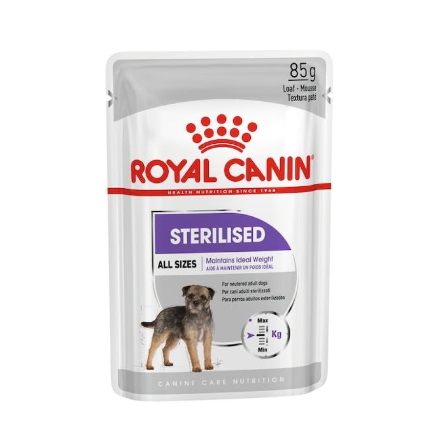 ROYAL CANIN CANE STERILISED AL SIZES 85GR