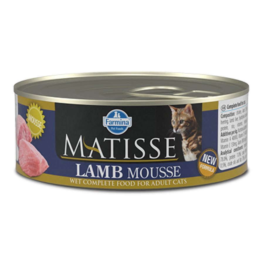 FARMINA MATISSE GATTO MOUSSE ADULT AGNELLO 85GR (lattina)