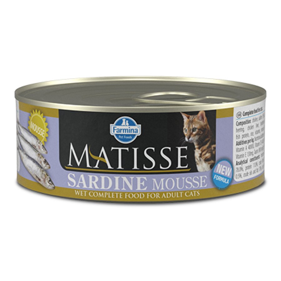 FARMINA MATISSE GATTO MOUSSE ADULT SARDINE 85GR (lattina)