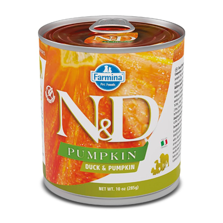 FARMINA N&D PUMPKIN CANE ADULT ANATRA ZUCCA 285GR (lattina)