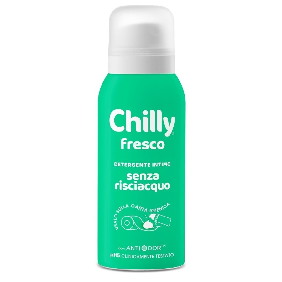 Chilly Detergente Intimo Senza Risciacquo Fresco, 100 ml Chilly Detergente Intimo Senza Risciacquo Fresco, 100 ml
