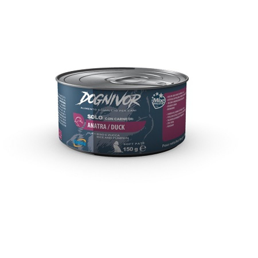 NEXTMUNE DRN DOGNIVOR CANE SOLO ANATRA RISO ZUCCA 150GR (lattina)
