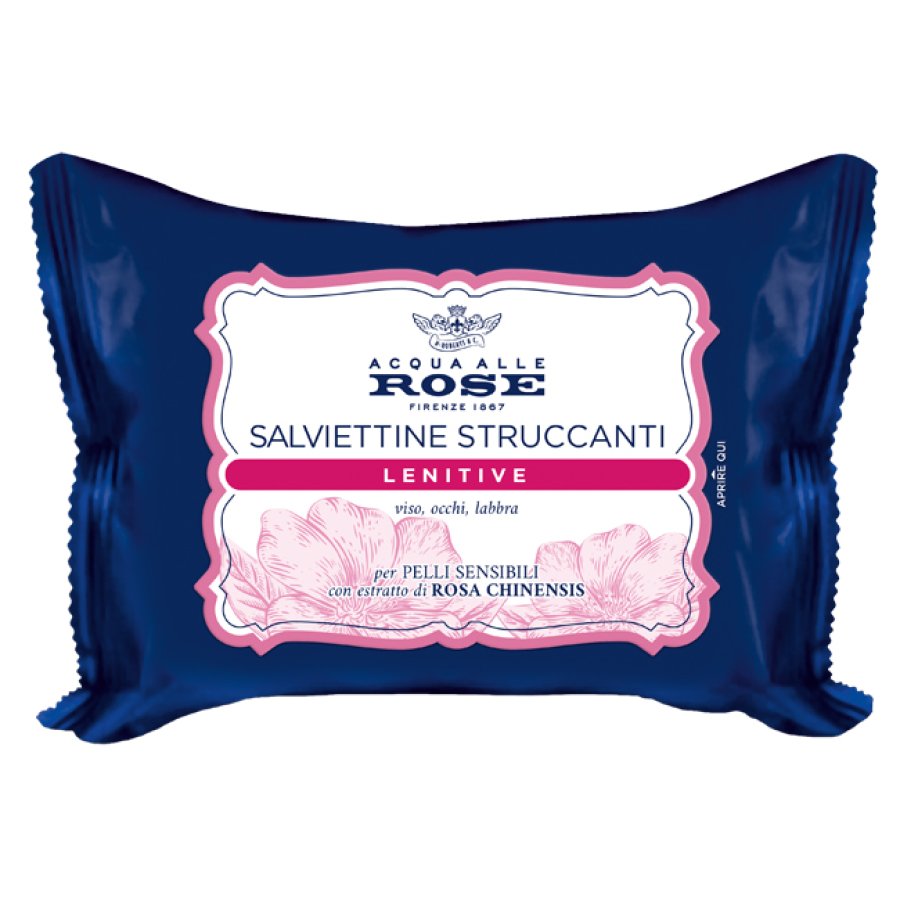 Acqua alle Rose 20 Salviettine Lenitive Struccanti Acqua alle Rose 20 Salviettine Lenitive Struccanti