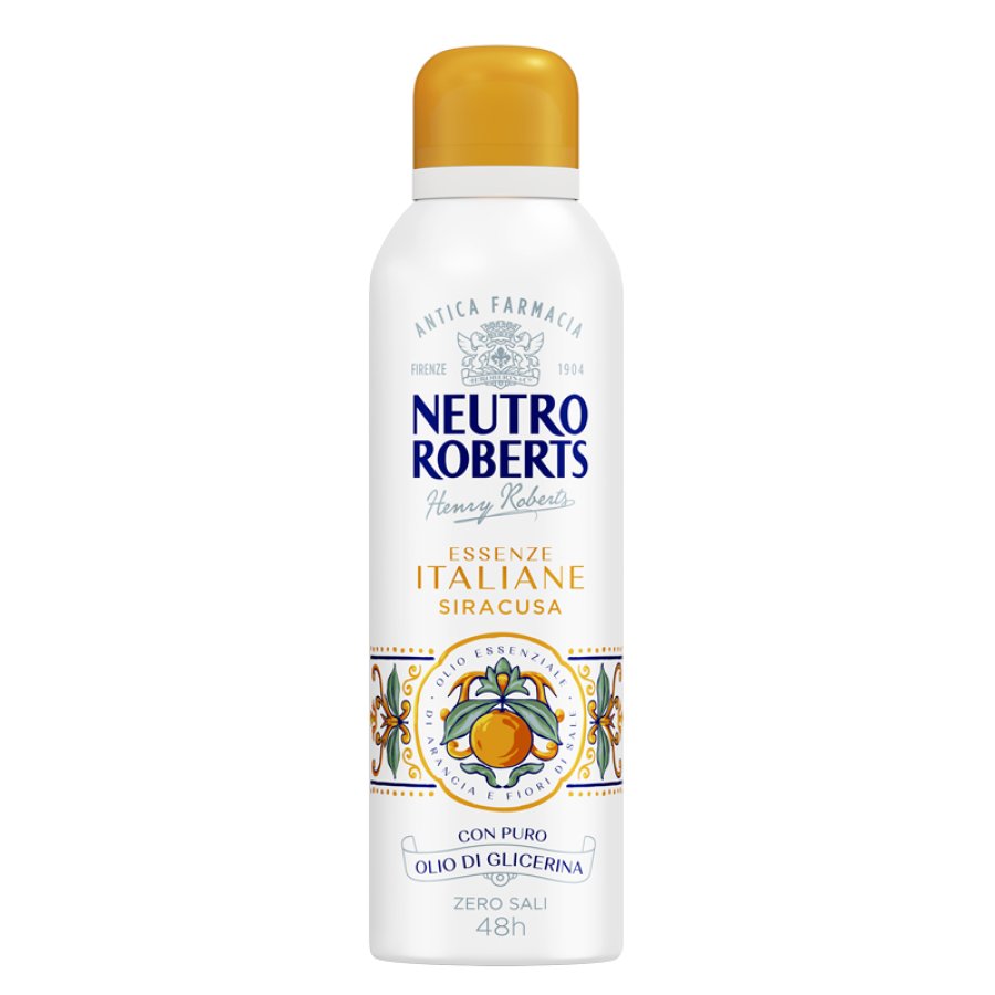 Neutro Roberts Essenze Italiane Deodorante Spray Siracusa, 200 ml